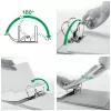Leitz Ordner Active PP WOW A4/80mm, A4, D-Ring, Aufbewahrung, Polyfoam, Weiß, 500 Blatt