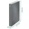Leitz Ringbinder WOW laminiert A4+ 2DR/25mm, A4+, D-Ring, Karton, Gelb, 250 Blatt, 80 g/m²