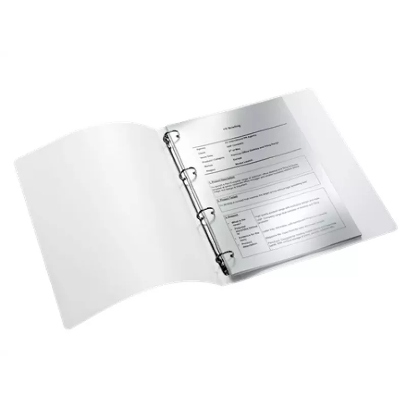 Leitz WOW Ringbuch, A4, Rundring, Aufbewahrung, Polypropylen (PP), Weiß, glänzend