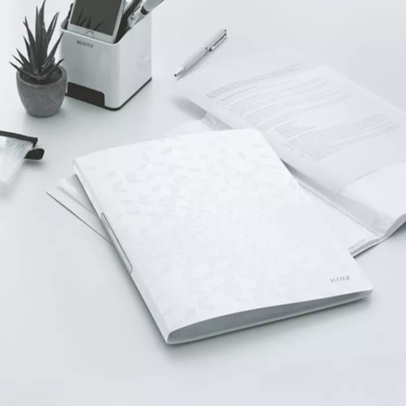 Leitz Display Book WOW PP 40 Hüllen, Weiß, Polypropylen (PP), 40 Hüllen, A4, 231 mm, 16 mm