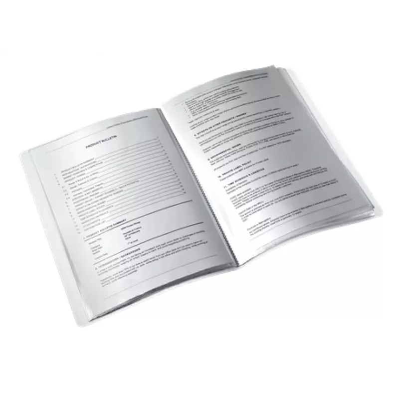 Leitz Display Book WOW PP 40 Hüllen, Weiß, Polypropylen (PP), 40 Hüllen, A4, 231 mm, 16 mm