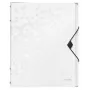 Leitz WOW PP Trennblätter-Schnellhefter 6-fach, herkömmliche Hängemappe, A4, Polypropylen (PP), Weiß, glänzend, 200 Blatt