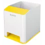 Leitz Sound Pen Holder WOW, Weiß, Gelb, Polystyrol, 90 mm, 101 mm, 100 mm, 140 g