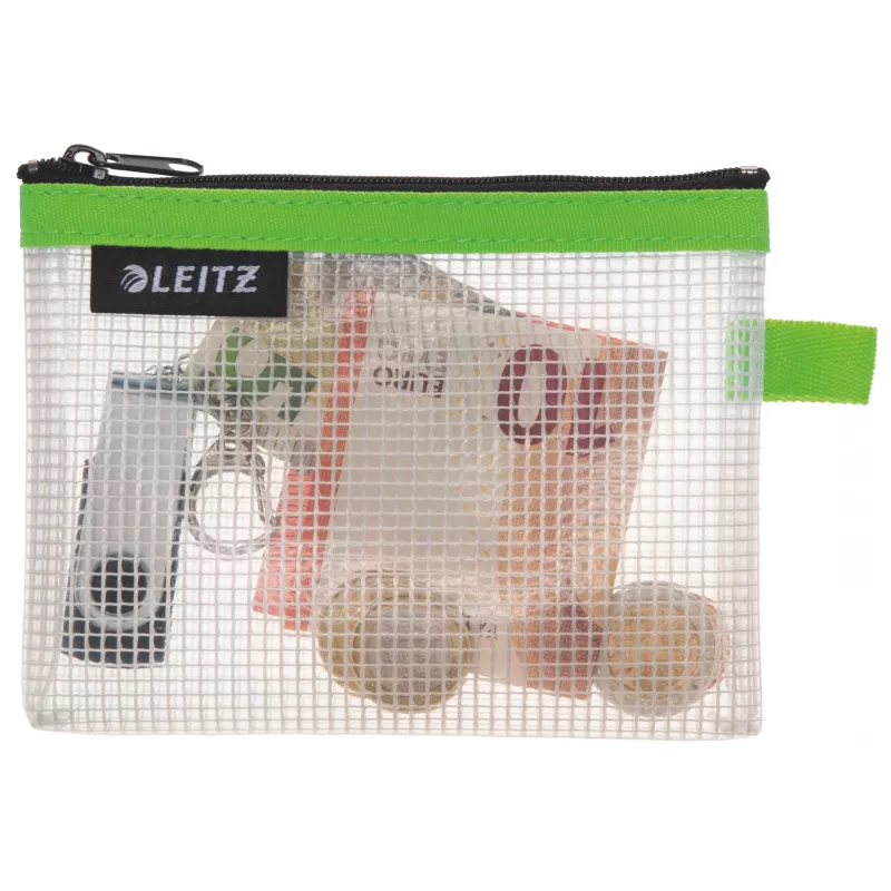 Leitz Travel Pouch wasserabweisend WOW Small, Unisex, Accessoire-Tasche, Klein, Reißverschluss, Wasserabweisend, Grün