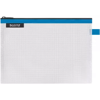 Leitz Travel Pouch wasserabweisend WOW Medium, Unisex, Zubehörtasche, Medium, Reißverschluss, Wasserabweisend, Blau