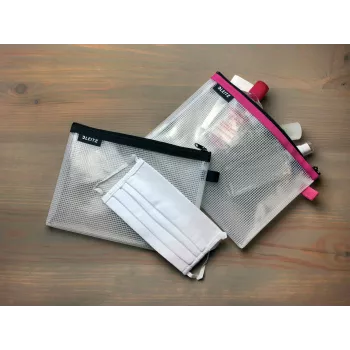Leitz Travel Pouch Kosmetik wasserfest WOW, Unisex, Accessoire-Tasche, Einheitsgröße, Reißverschluss, Wasserfest, Grün