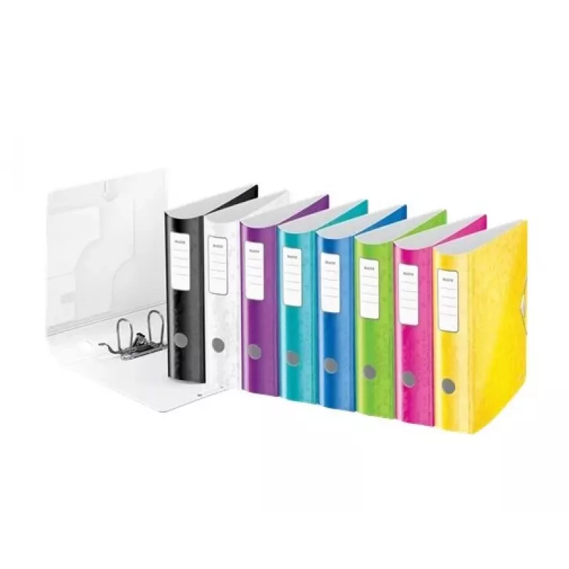 Leitz Hebelordner Active PP WOW A4/80 mm, A4, Polyfoam, Grün, 500 Blatt, 80 g/m², 8,2 cm