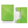 Leitz 3-Flap Folder WOW Card/POB A4, Manila-Ordner, A4, Polypropylen (PP), Grün, 250 Blatt, 80 g/m²