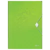 Leitz 3-Klappen-Mappe WOW PP A4, A4, Polypropylen (PP), Grün, Hochformat, 150 Blatt, 80 g/m²