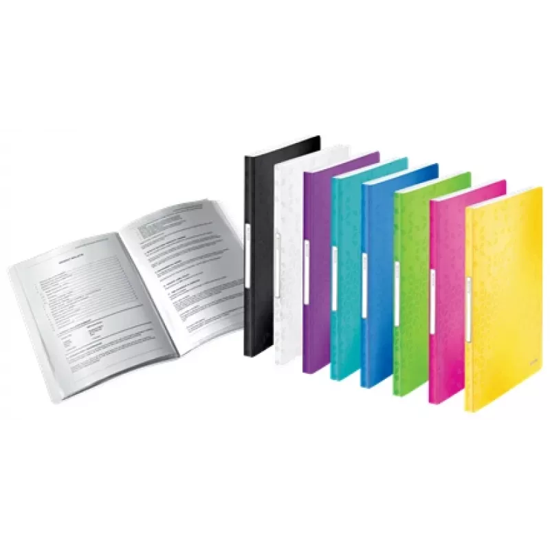 Leitz Display-Buch WOW PP 40 Hüllen, Grün, Polypropylen (PP), 40 Hüllen, 40 Blatt, Hochformat, A4