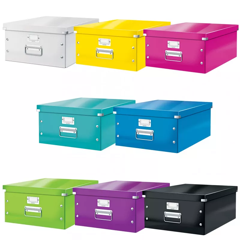 Leitz Click & Store WOW große Aufbewahrungsbox, Grün, Karton, 369 mm, 482 mm, 200 mm