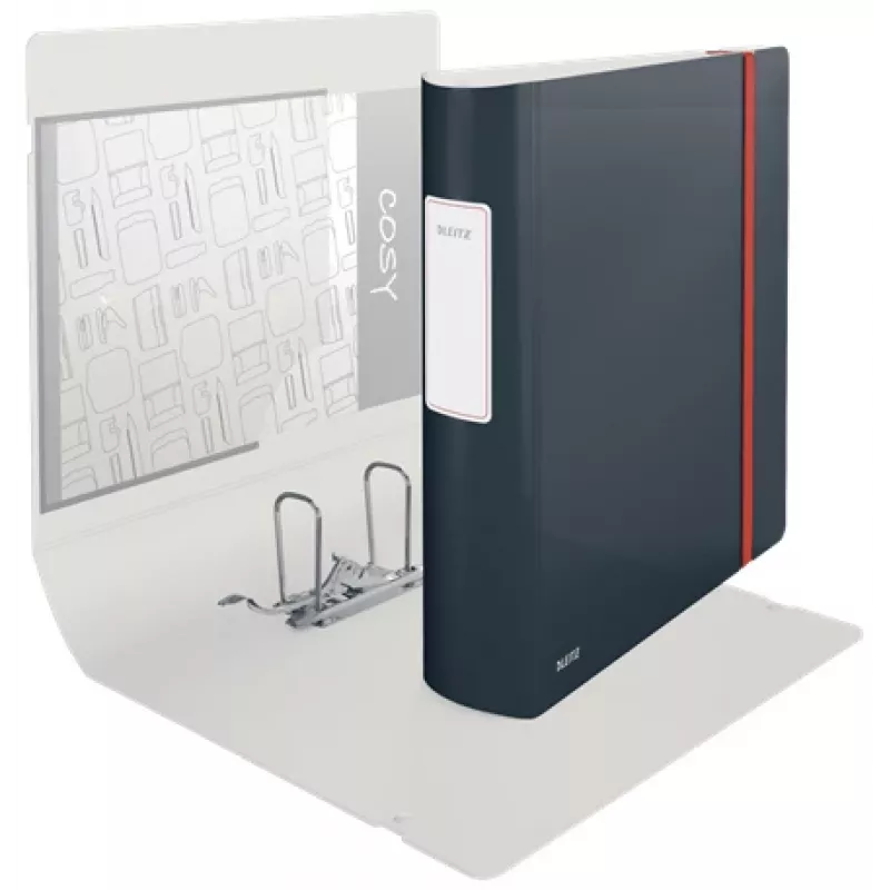 Leitz 180 Active Cosy Ordner 80 mm, A4, aus Polyfoam, grau