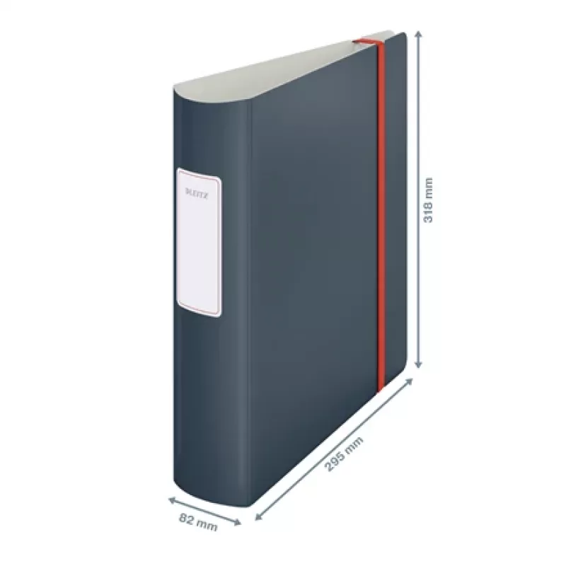 Leitz 180 Active Cosy Ordner 80 mm, A4, aus Polyfoam, grau