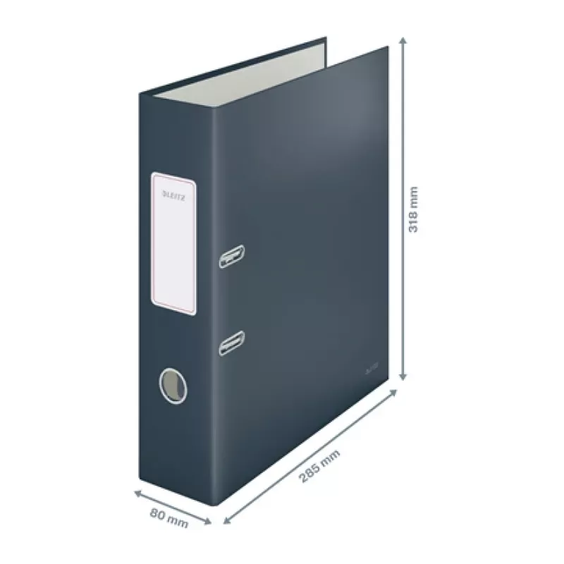 Leitz Cosy Soft Touch Ordner 80 mm, A4, grau