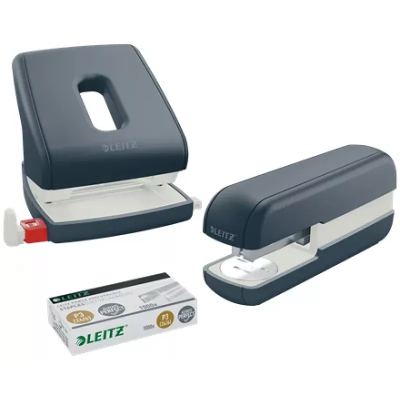 Leitz Cosy Heftgerät 30 Blatt, 30 Blatt, Schwarz, Standard-Clinch, 24/6, Metall, Kunststoff, 80 g/m²