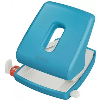 Leitz Cosy Locher 2-fach 30 Blatt, 30 Blätter, Blau, Kunststoff, 8 cm, 5,5 mm, A4