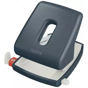 Leitz Cosy Locher 2-fach 30 Blatt, 30 Blatt, Schwarz, Kunststoff, 8 cm, 5,5 mm, A4, A5, A6, Folio, US-Quart, 8 x 8 x 8 cm