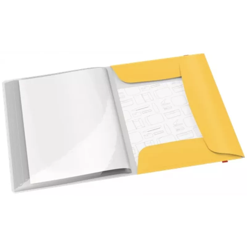 Leitz Cosy Mobile Display Book Plus, Gelb, Polypropylen (PP), 20 Hüllen, Hochformat, A4, 231 mm