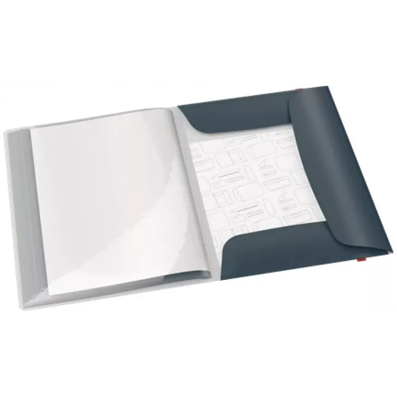 Leitz Cosy Mobile Display Book Plus, Grau, Polypropylen (PP), 20 Hüllen, Hochformat, A4, 231 mm