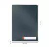 Leitz Cosy Privacy Folder, herkömmliche Aktenmappe, A4, Polypropylen (PP), Schwarz, Matt, Hochformat