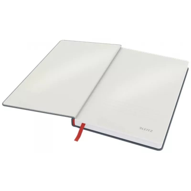Leitz Cosy Notebook Soft Touch kariert mit Hardcover, Monochromatisch, Schwarz, A5, 80 Blatt, Matt, 100 g/m²