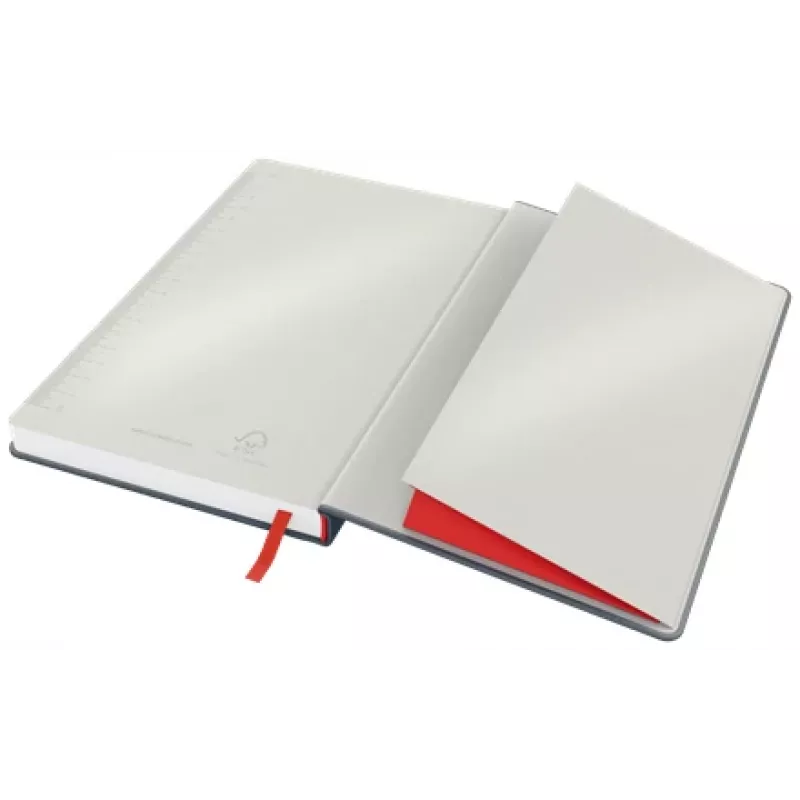 Leitz Cosy Notebook Soft Touch liniert mit Hardcover, Einfarbig, Schwarz, A5, 80 Blatt, Matt, 100 g/m²