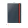 Leitz Cosy Notizbuch Soft Touch liniert mit Hardcover, Monochromatisch, Schwarz, B5, 80 Blatt, Matt, 100 g/m²