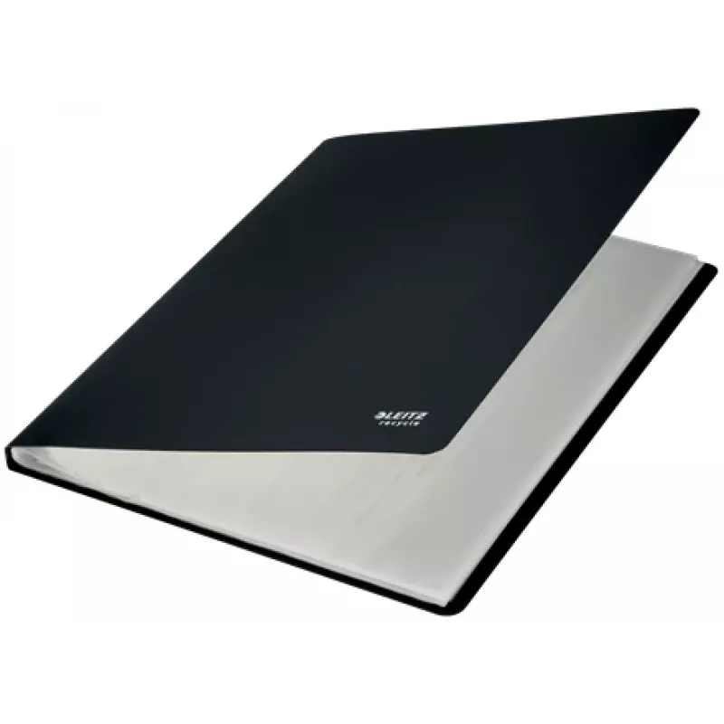 Leitz Recycle Ringbuch, schwarz, Polypropylen (PP), 20 Taschen, A4, 231 mm, 310 mm