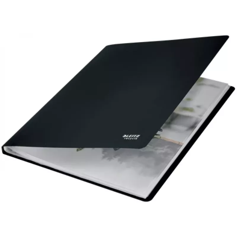 Leitz Recycle Ringbuch, schwarz, Polypropylen (PP), 20 Taschen, A4, 231 mm, 310 mm