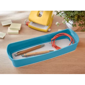 Leitz MyBox Cosy Organizer-Schale lang, Aufbewahrung, Aufbewahrungsbox, Blau, Rechteckig, Kunststoff, Monochromatisch, 307 mm