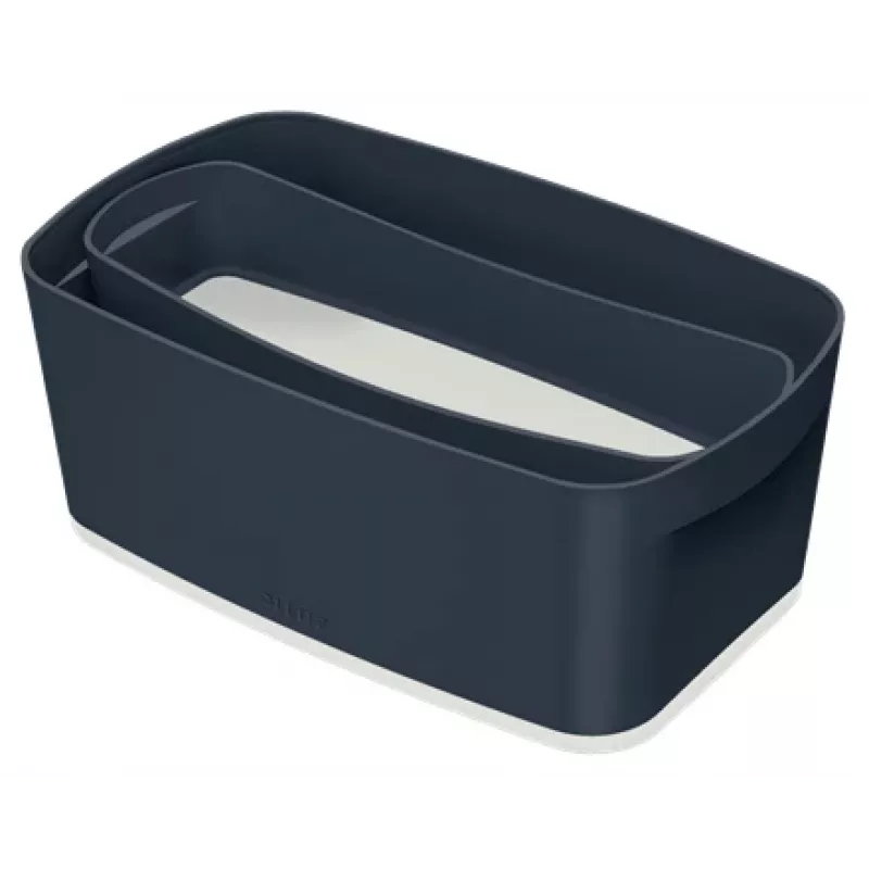 Leitz MyBox Cosy Ordnungsschale lang, Aufbewahrung, Aufbewahrungsbox, Grau, Rechteckig, Kunststoff, Einfarbig, Innenbereich