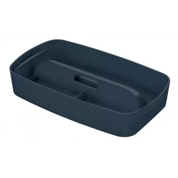 Leitz MyBox Cosy Ordnungsschale mit Griff Small, Aufbewahrung, Grau, Kunststoff, 307 mm, 181 mm, 56 mm, 300 g
