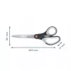 Leitz Cosy Titanium Büroschere 205 mm, Erwachsene, Gerader Schnitt, Einzeln, Grau, Edelstahl, Büroschere