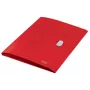 Leitz Recycle 3-Klappen-Mappe, Hüllenmappe, A4, Polypropylen (PP), Rot, Querformat, 150 Blatt