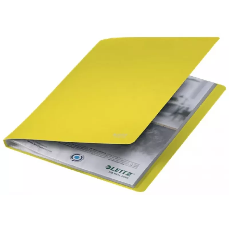Leitz Recycle Display-Buch, Gelb, Polypropylen (PP), 20 Fächer, 40 Blätter, Quer-/Hochformat, A4