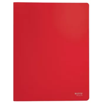 Leitz Recycle Displaybuch, Rot, Polypropylen (PP), 20 Taschen, 40 Blätter, Querformat/Hochformat, A4