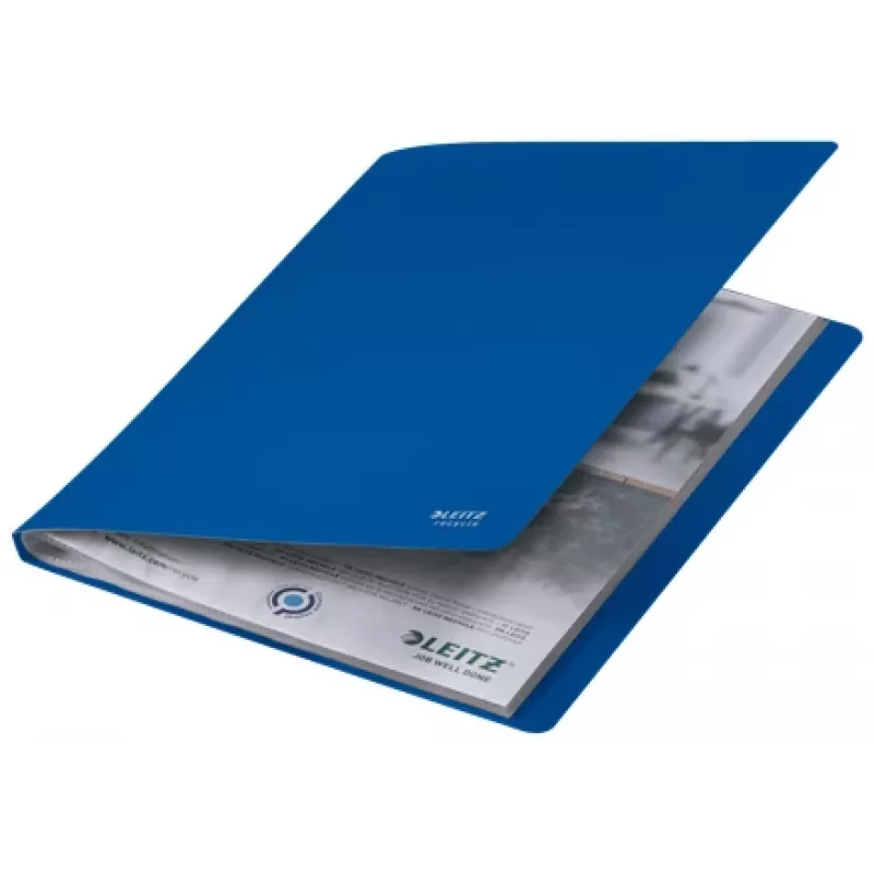 Leitz Recycle Display-Buch, Blau, Polypropylen (PP), 20 Fächer, 40 Blatt, Quer-/Hochformat, A4