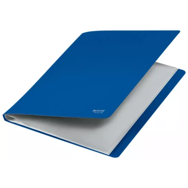 Leitz Recycle Display-Buch, Blau, Polypropylen (PP), 20 Fächer, 40 Blatt, Quer-/Hochformat, A4