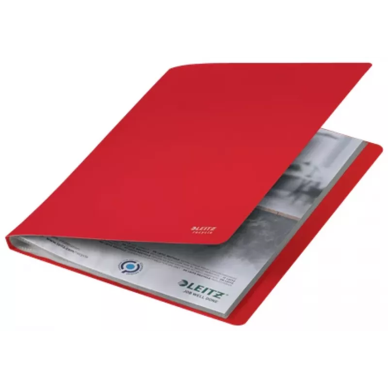 Leitz Recycle Displaybuch, Rot, Polypropylen (PP), 40 Fächer, 80 Blatt, quer/hoch, A4