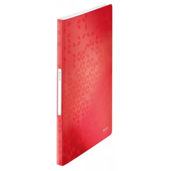 Leitz Display Book WOW PP 40 Taschen, Rot, Polypropylen (PP), 40 Taschen, A4, 231 mm, 16 mm