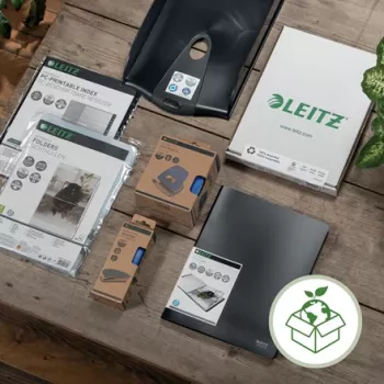 Leitz NeXXt Recycle Locher, 30 Blatt, Rot, Kunststoff, 8 cm, 5,5 mm, A4, A5, A6, Folio, US-Quart, 8 x 8 x 8 cm