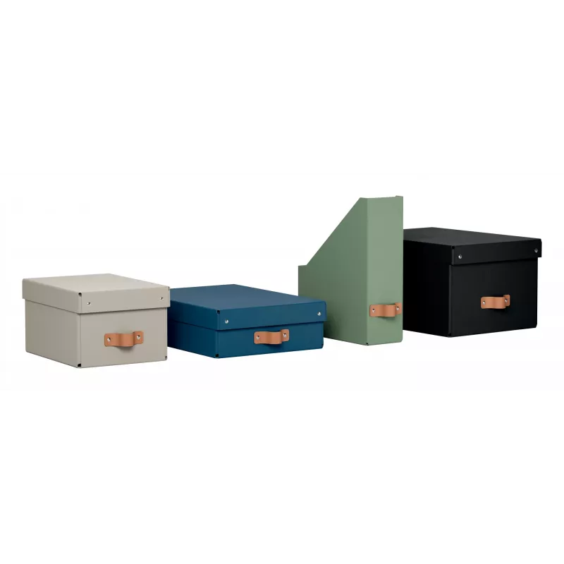 Leitz Puro Aufbewahrungsbox mit Deckel, mittelhoch, 8 L, 100 % recycelte Pappe, 2er-Pack