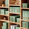 Leitz Puro Aufbewahrungsbox mit Deckel, mittel, 17 L, 100% Recyclingkarton, 2er-Pack