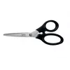 Leitz Edelstahl-Schere 185 mm, Erwachsene, gerader Schnitt, Einzeln, Schwarz, Edelstahl, Edelstahl, Büroschere