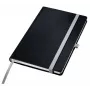 Leitz Style Notizbuch A5 blanko mit Hardcover, Monochromatisch, Schwarz, A5, 80 Blatt, 100 g/m², Hardcover