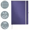 Leitz Style Notizbuch A4 liniert mit Hardcover, Monochromatisch, Blau, A4, 80 Blatt, 100 g/m², Liniertes Papier