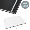 Leitz Style Notizbuch A4 liniert mit Hardcover, Monochrom, Schwarz, A4, 80 Blatt, 100 g/m², liniertes Papier