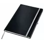 Leitz Style Notizbuch A4 kariert mit Hardcover, Monochromatisch, Schwarz, A4, 80 Blatt, 100 g/m², kariertes Papier