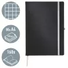 Leitz Style Notizbuch A4 kariert mit Hardcover, Monochromatisch, Schwarz, A4, 80 Blatt, 100 g/m², kariertes Papier