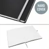 Leitz Style Notizbuch A4 kariert mit Hardcover, Monochromatisch, Schwarz, A4, 80 Blatt, 100 g/m², kariertes Papier